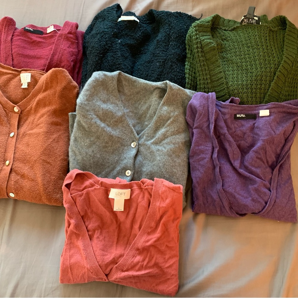 7 women cardigans